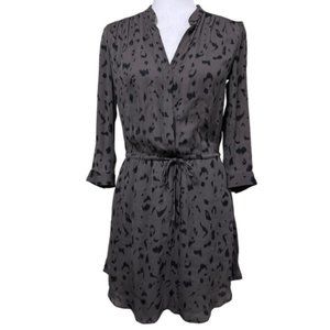 Babaton Leopard Bennett Silk Dress